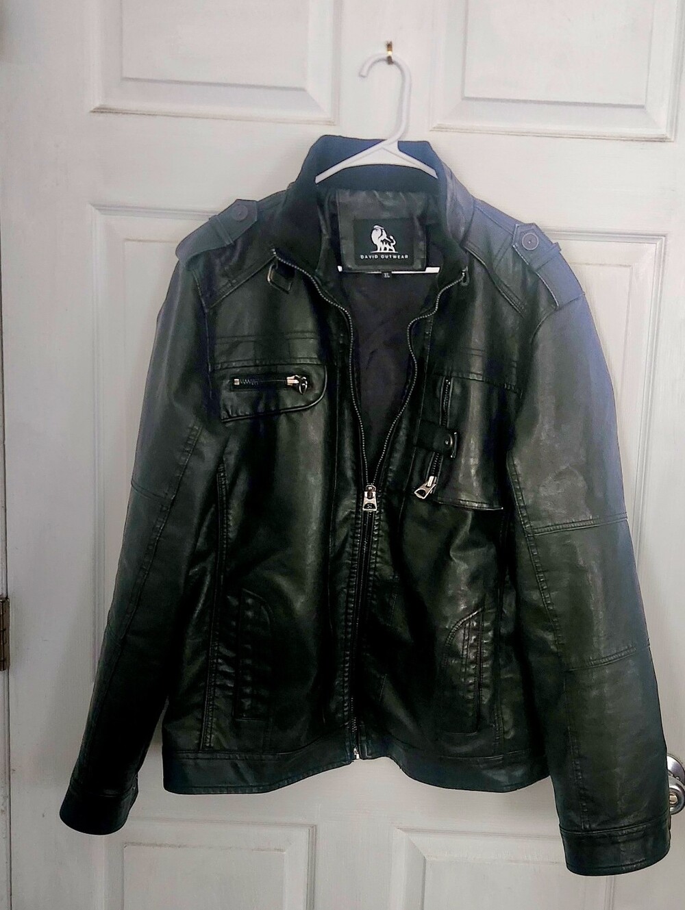 David Outerwear Xl Bomber Biker Jacket